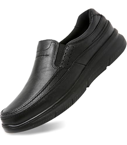 NEW DREW men\'s bexley slip-on shoes in black calf Men main image 4