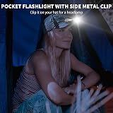 Wind&Moon Small Powerful Rechargeable Torch 5 Modes IPX5 USB-C Magnetic Clip view 8