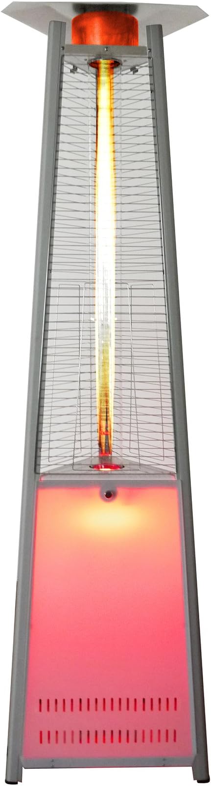 Lava Heat Italia Patio Heater Ferrara Propane, 42,000 BTU, Stainless Steel
