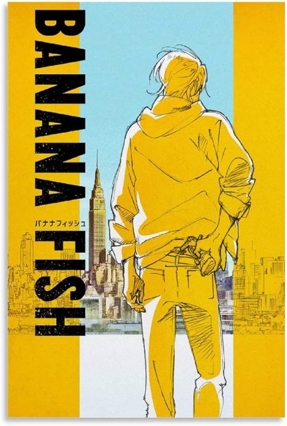 Amazon Com Japanese Manga Anime Banana Fish Ash Lynx Eiji Okumura Poster Canvas Art Poster And Wall Art Picture Print Modern Family Bedroom Decor Posters 12x18inch 30x45cm Posters Prints