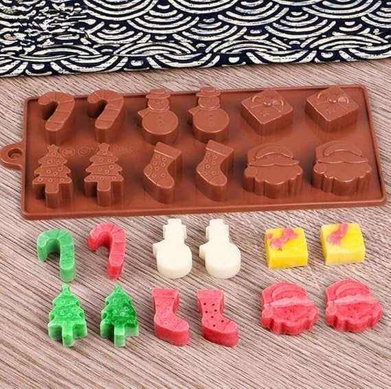 FUNSHOWCASE Molde de Copo de Nieve, Moldes de Pastel de pudín de ...