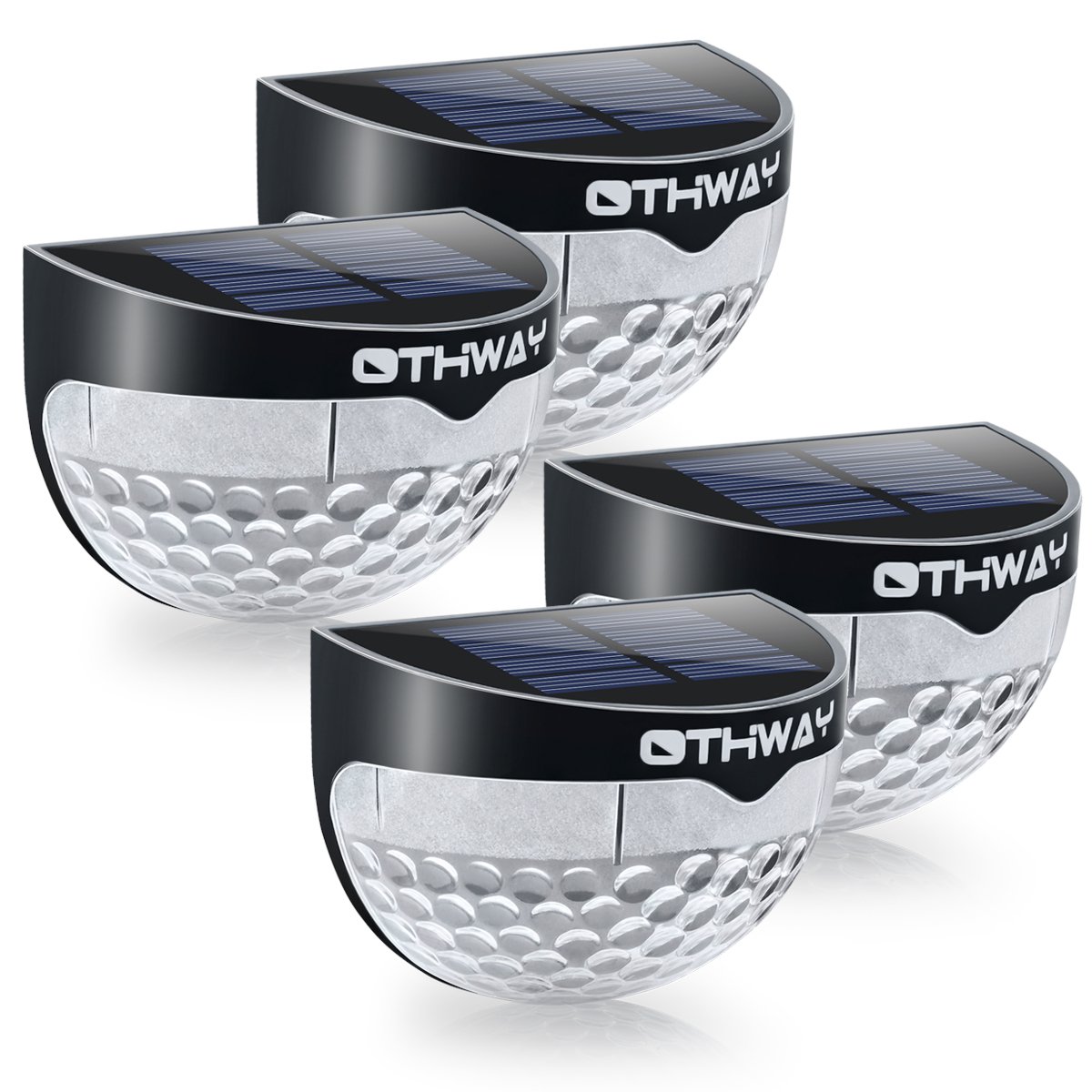 OTHWAY Solar Fence Post Lights Wall Mount Decorative Deck Lighting