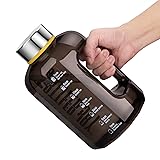 Water Bottle with Handle 2.5L Large Sports Water Bottle Half Gallon BPA Free Plastic Water Bottles Wide Mouth Water Bottle 83