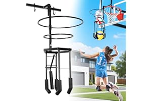 AUGFIR Multi-functional Automatic Volleyball Training Equipment Aid, Volleyball Spike Serve Trainer for Volleyball Hitting Trainer, Height Adjustable Volleyball Rebounder Practice Setter Training Equipment