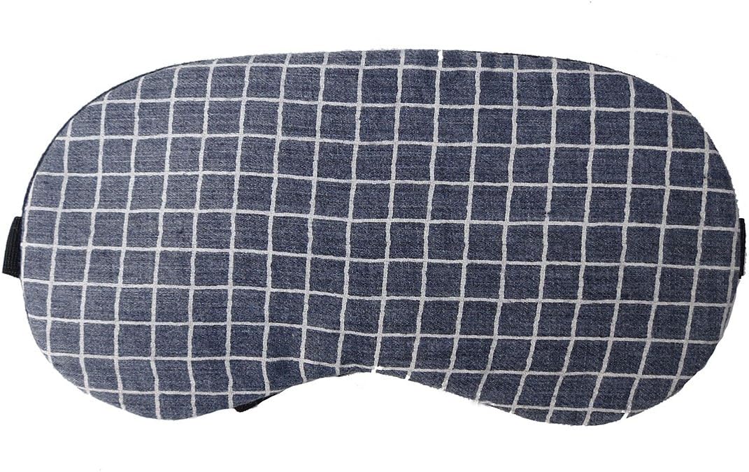 Corona Collection Gray Check Eye Mask and Soothing Gel Pack