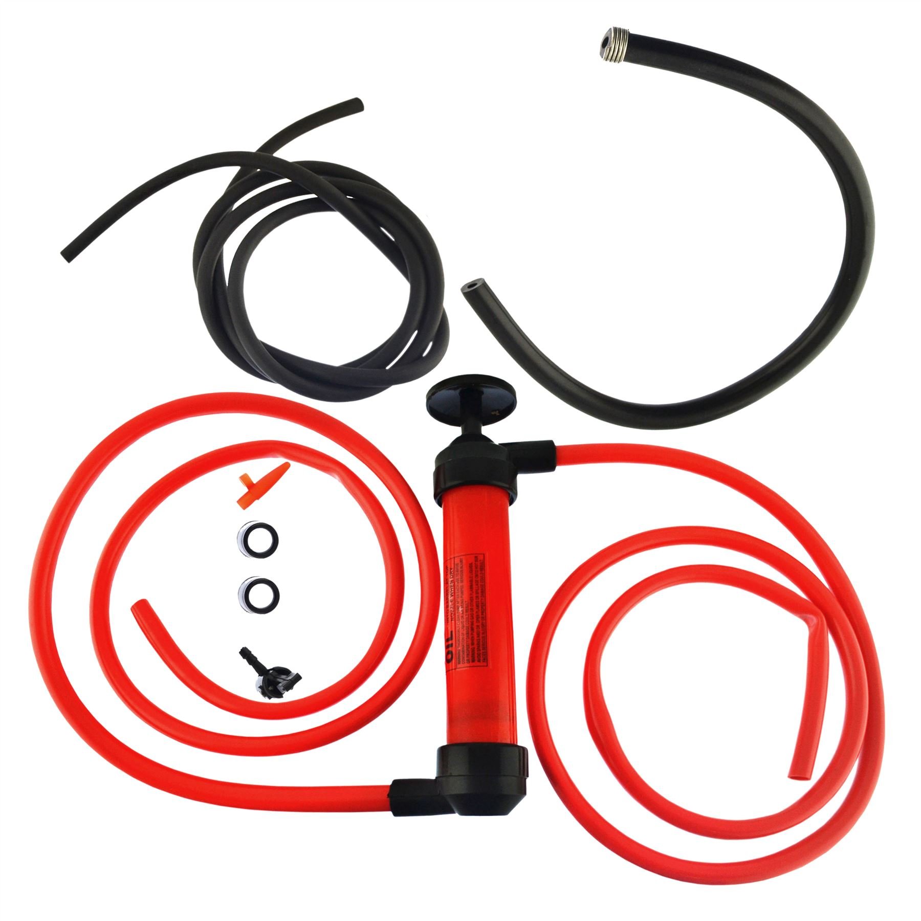 AB Tools Multi-Use Hand Transfer Pump Fluid Extractor Fuel Oil Water Liquid