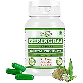 Morsan Nutraveda Bhringraj Hair Support Capsules - Eclipta Alba Helps to Support Scalp Nourishment