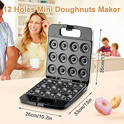 Mini Donut Maker Machine - Mini Pancakes Maker