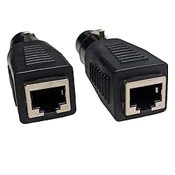 Milestock 2-Pcs RJ45 to 3-Pin XLR DMX Connector
