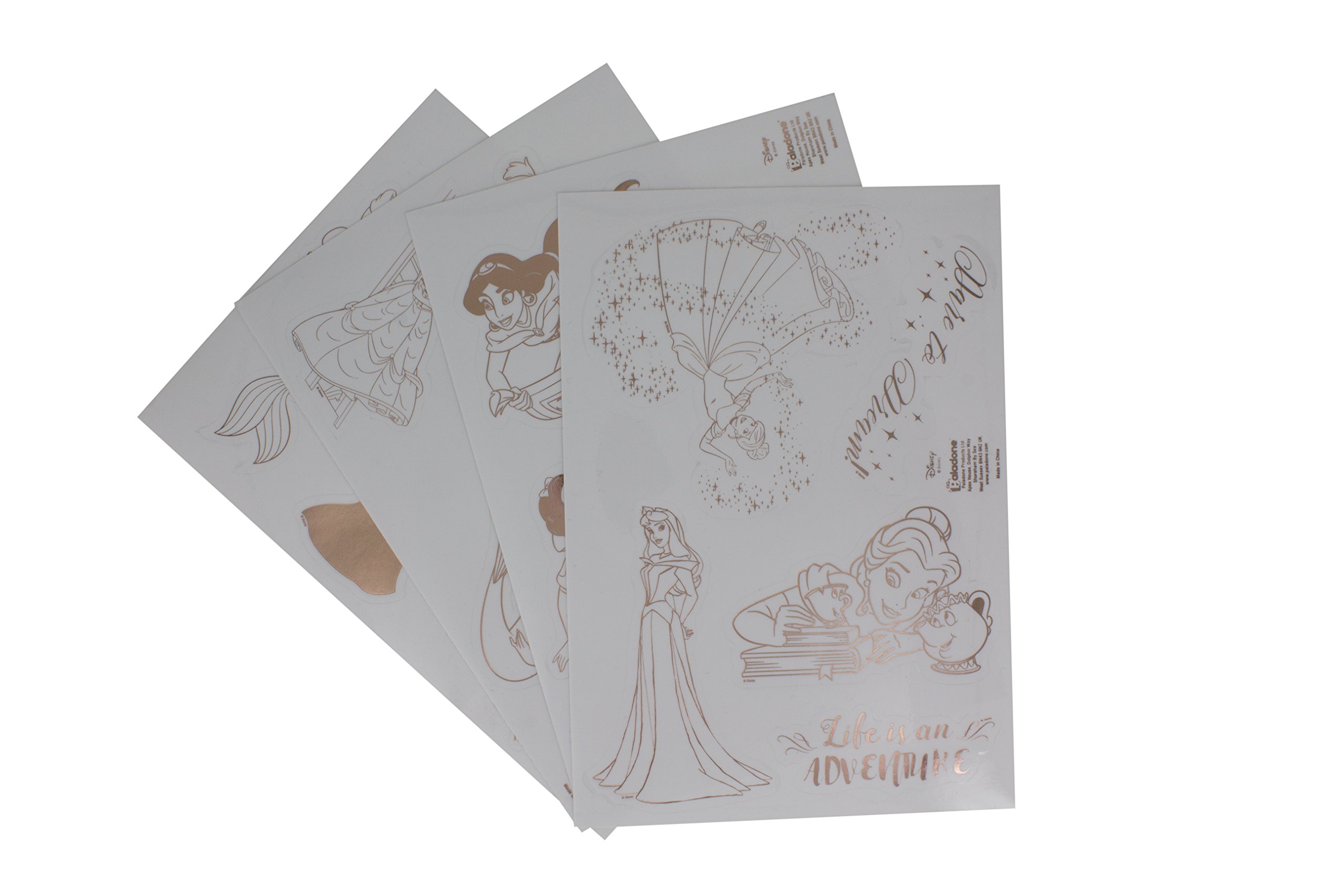 Disney Princess Removable Gadget Decals - Set of 19 Stickers