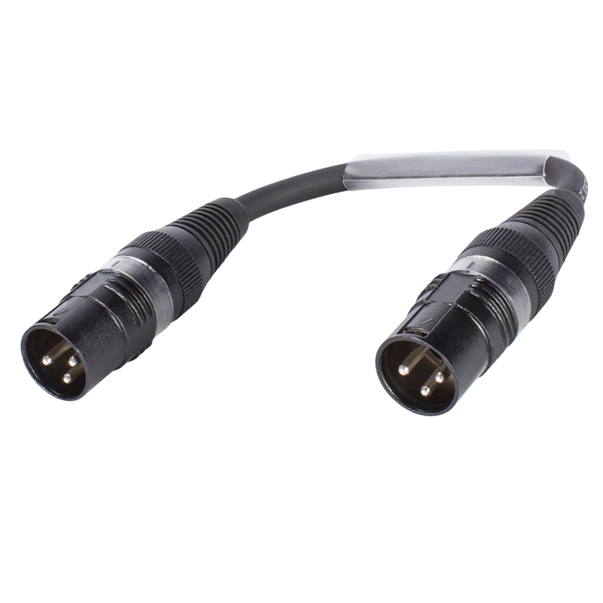 Sommer Cable Genderchanger XLR 3-Pin Male to XLR 3-Pin Male 15 cm Adapter Cable | SGHWU0015-SW