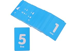 Angoily Digital Number Cards Plastic Double-Sided 1-50 for Event Table Marking Home Office Use 50Pcs
