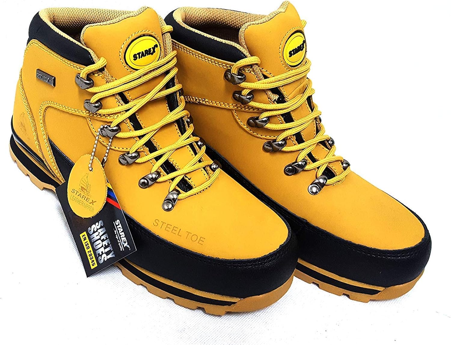 steel toe cap ankle boots