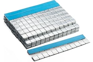 JiiinMiiin Upgraded Wheel Weights 1/4oz, 0.25oz - 960PCS Adhesive Stick on Wheel Weights, 120 oz/Box, 2 Boxes, EasyPeel Tape 