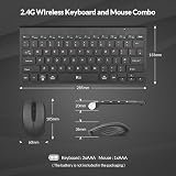 Rii Mini Wireless Keyboard and Mouse Ultra Slim 2.4G Set for PC Mac view 7