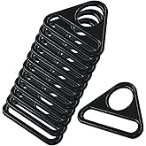 Unlorspy Black Metal Triangular Buckles