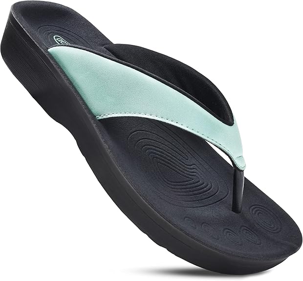Amazon.com | AEROTHOTIC Original Orthotic Comfort Thong Style Flip Flops Sandals for Women with 