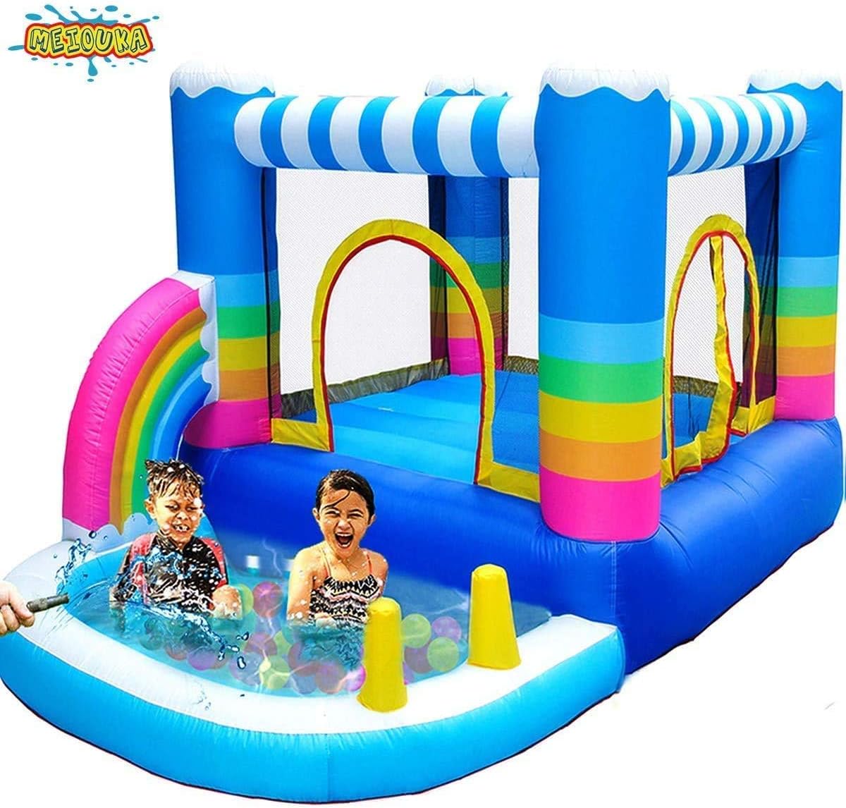 MEIOUKA Kids Inflatable Bounce Houses 