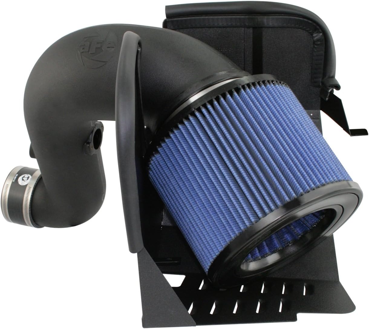 thumbnail interactive-video image 1 of Cold Air Intake Kit W/ Oiled Filter For 2007.5-2012 Dodge Ram 6.7L Cummins Diesel – Black/Blue Aluminum 1 of 4
