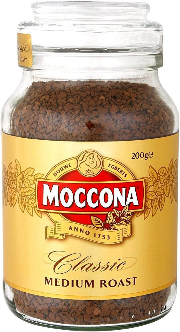 Moccona Freeze Dried Instance Coffee 200g (Classic (Medium Roast)) (3 Pack)