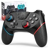 Diswoe Wireless Pro Controller for Switch 1/Switch 2/Lite/OLED/PC | Hall Effect Trigger &amp; Joystick, Anti-Drift Remote with One-Key Wake-up, Zero Latency, Turbo, Dual Vibration, Ergonomic Design
