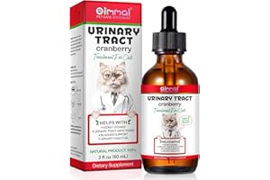 ALIVO Urinary Tract for Cats, Natural Cat Urinary Tract Infection Treatment Drops - Supports Bladder, Kidney Stone, Dog UTI, Cranberry Kidney Bladder Support Supplement, Chicken Flavor - 60 ml / 2.02oz