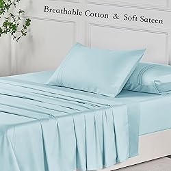 JELLYMONI 400 Thread Count 100% Cotton Sheet