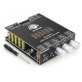 ZK-1002T Max 100W+100W Power Amplifier Board, 2.0 Channel Audio Power Amplifier,TPA3221 Chip with Bluetooth/AUX/USB Input Mode Selection Toggle Switch
