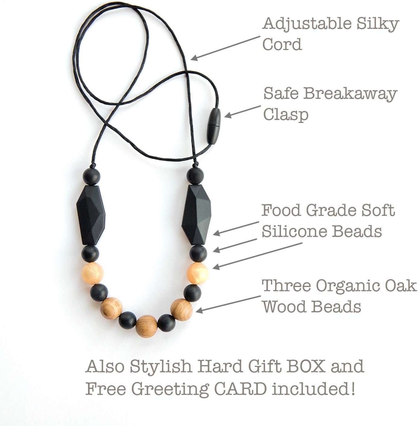 organic teething necklace