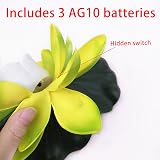 SUQ 5 Pieces Lotus Lamp Outdoor Floating LED Garden Light 18CM view 5