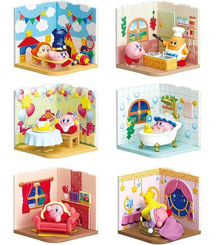 Re-Ment Scenery Box – Snoopy & Peanuts – Figurines PVC – Boîte Complète 6 Pièces