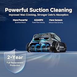 (2025 New) WYBOT S2 Vision AI Camera Cordless Pool