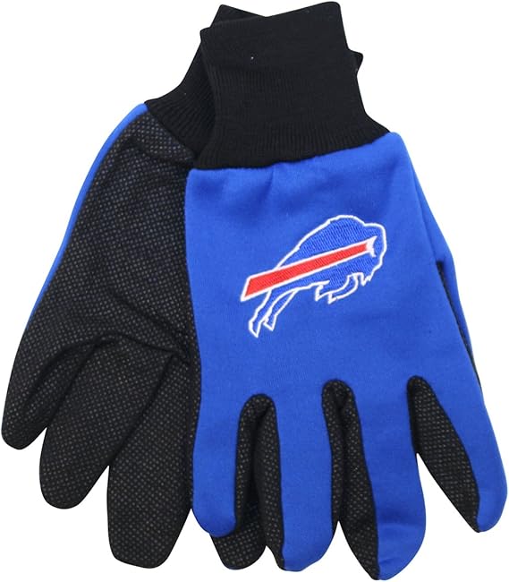 NFL Team Logo Grip Gloves Buffalo Bills Clothing