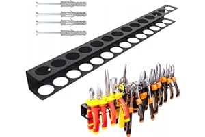 Screwdriver Organizer | Steel Wall Tool Organizer Rack | Heavy Duty Wall Mount Tool Rack | Screwdrivers And Pliers Tools Hold