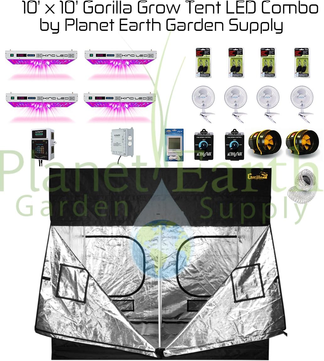 Gorilla Grow Tent Kit 1000w KIND LED XL1000 Package 2