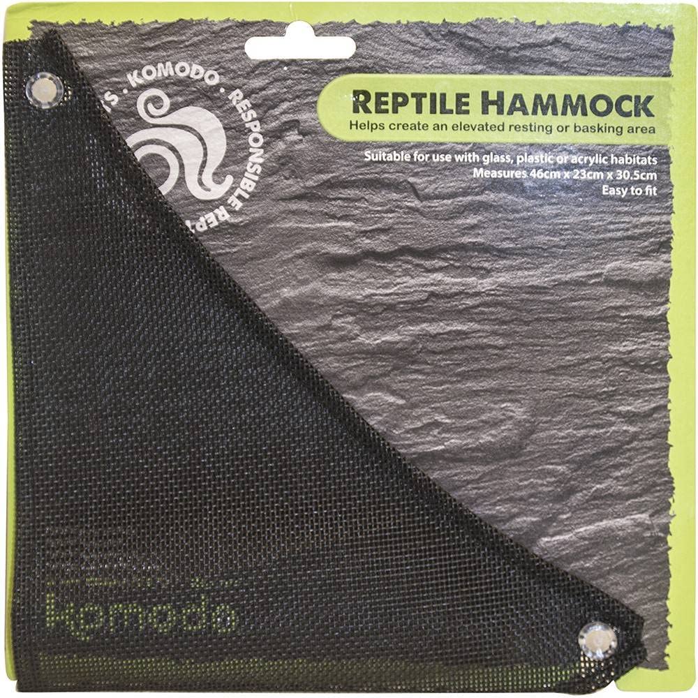 Komodo Reptile Hammock Easy to Fit Basking Comfortable Resting Sleep Bed Durable Strong Habitat Décor Pet Accessory