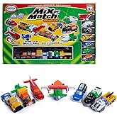 Popular Playthings Magnetic Vehicles for Toddlers 1-3, Mix or Match Car Toys, 21 Piece Gift for Kids - Vehicles Green