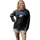 Blue 84 Women's NBA Officially Licensed Pocket Crewneck Sweatshirt Embroidery