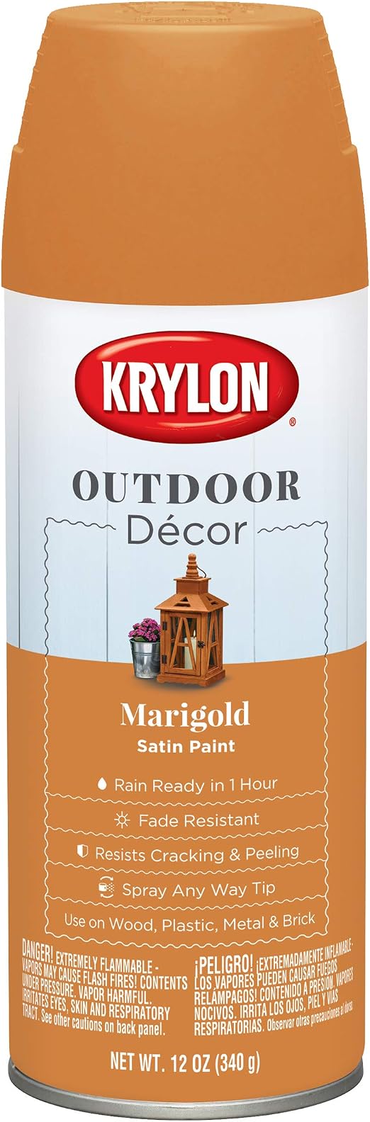 Krylon Outdoor Decor Spray Paint Marigold Amazon Com