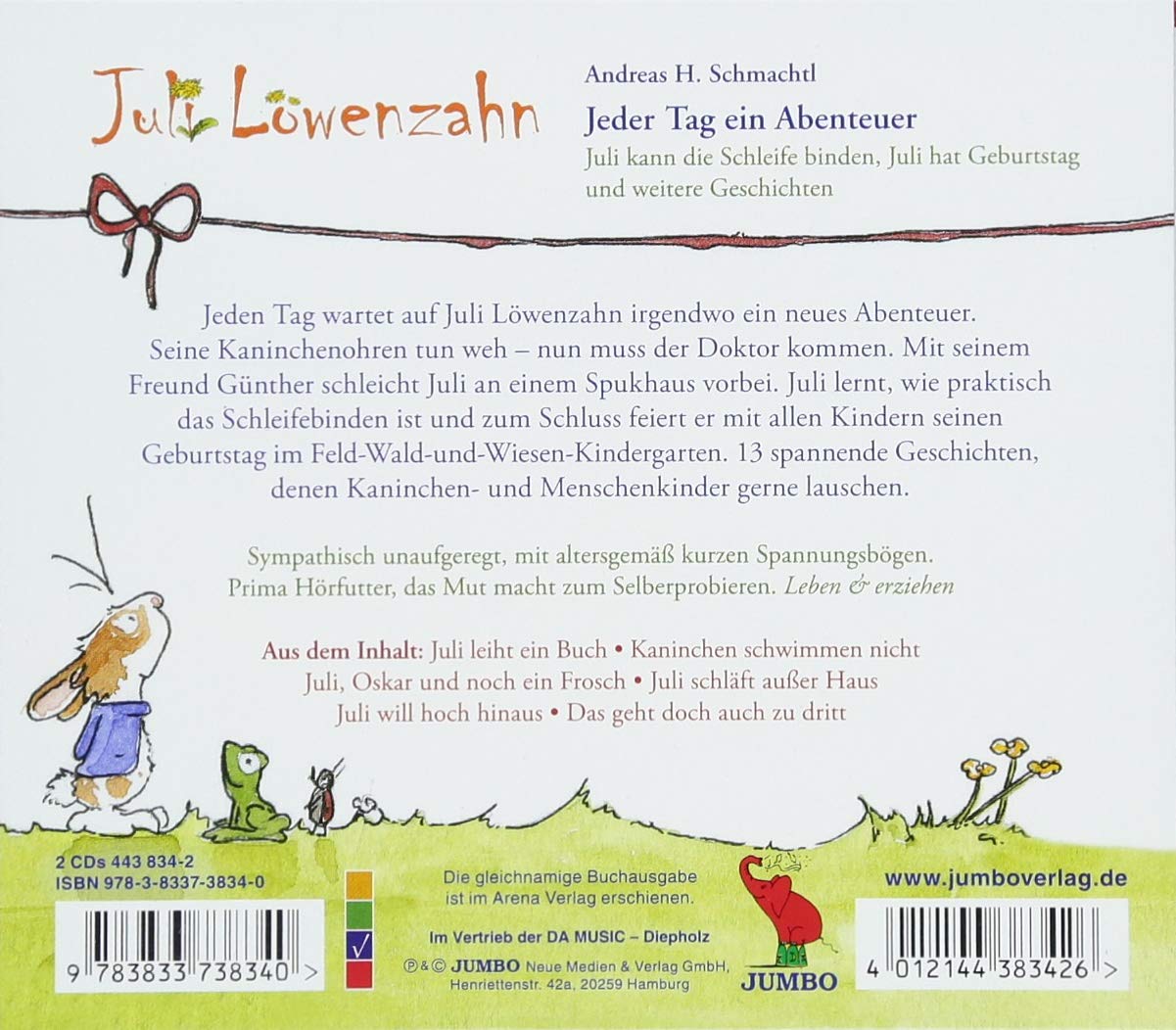 Juli Lowenzahn Jeder Tag Ein Abenteuer 1 2 Andreas H