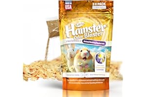 Little Hamster Odor Blaster | a New Generation Of Animal Bedding Deodorizer | Unique Formula for Slow Release | Natural Fresh