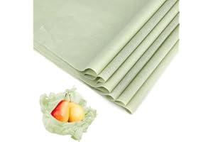 100 Sheets Acid-Free Tissue Paper, 20x13.7 Inch/50x35cm Unbuffered Acid-Free Archival Packing Packaging Glassine Paper for St