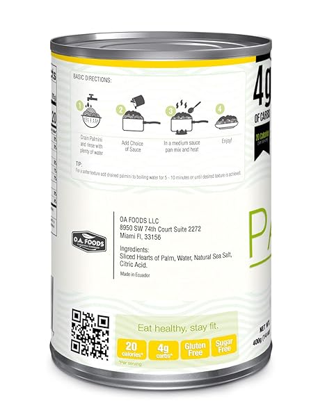 PALMINI ANGEL HAIR PASTA | LOW-CARB, LOW-CALORIE HEARTS OF PALM PASTA | KETO, GLUTEN FREE, VEGAN, NON-GMO, PLANT BASED, HEALTHY NOODLES | AS SEEN ON SHARK TANK | (14 OUNCE POUCH-PACK OF 6)