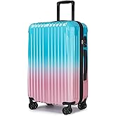 Comeria Carry on Luggage - Airline Approved Suitcases with Spinner Wheels, Built-In TSA Lock,Hard Shell Expandable Suitcases