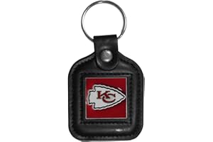 Siskiyou Sports NFL unisex-adult Square Leather Key Chain