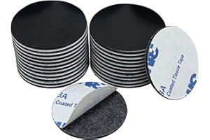 30-Pack Magnetic Dots with Adhesive Backing, 1.2"（3cm Round Flexible Magnets for Whiteboard, Fridge, Crafts, Photos, Classroo