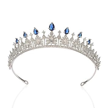 Amazon Com Sweetv Cubic Zirconia Wedding Tiara For Bride