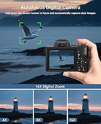 8K Digital Cameras for Photography - Autofocus 88MP