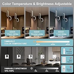 CHYING Modern Pendant Light Kitchen Island LED