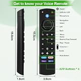 QINCINA Replacement Voice Remote for AMZ Smart TV Stick/Cube & Insignia Pioneer view 2